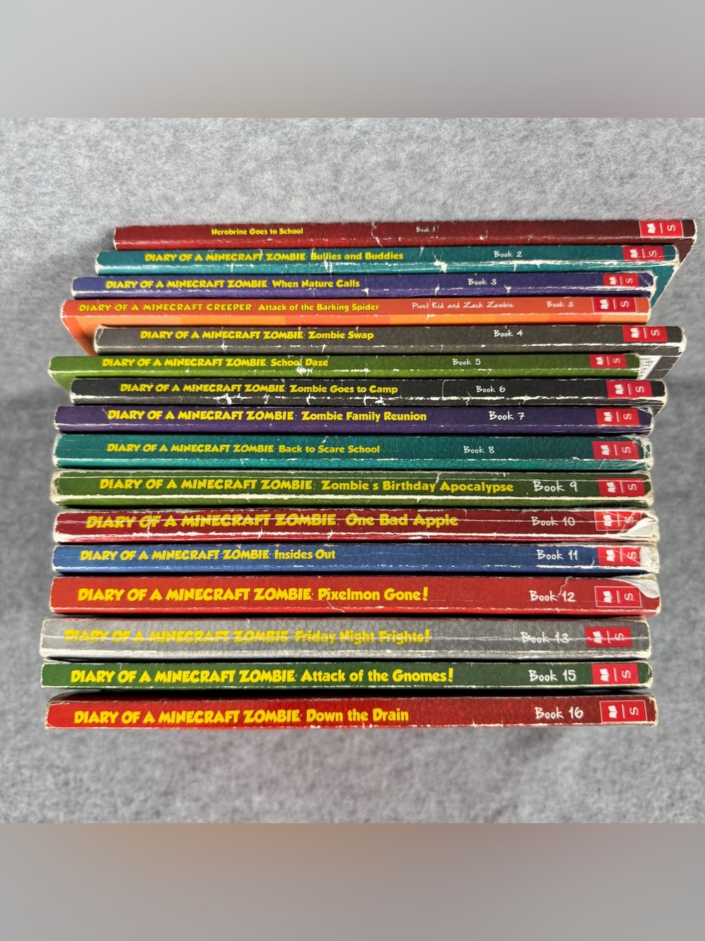 16 Diary of a Minecraft Zombie Books - Paperback